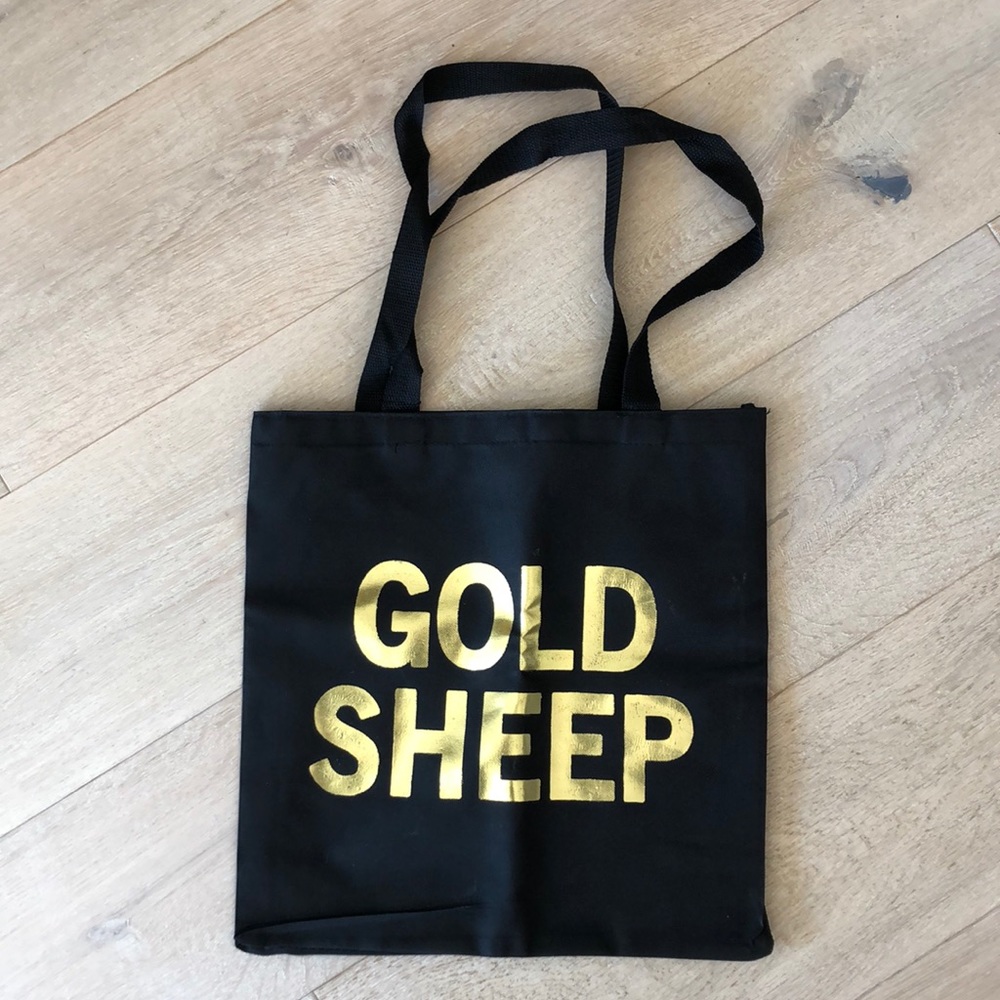 BRAND NEW GOLDSHEEP canvas tote!